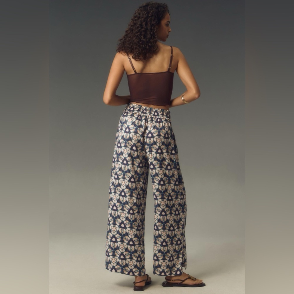 NWT Size M - By Anthropologie Wide-Leg Pull-On Pants